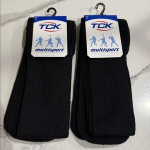 TCK multisport  Black Athletic Socks| Large 2 for 7